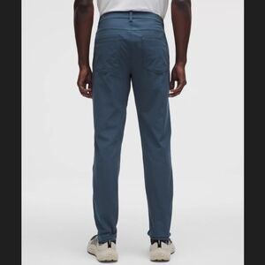 Lululemon Commission Pants Slim Fit Size 34 x 31" ABC Steel Blue